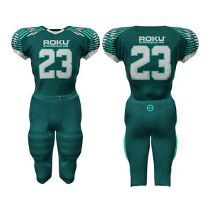 Uniforme de Fútbol Americano de Alta Calidad para Adultos, Talla Grande, Secado Rápido, Color Personalizado, Estampado Único, Ropa Deportiva Transpirable - Product Image 2