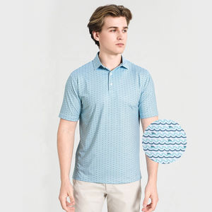 Camiseta Polo Deportiva para Hombre al por Mayor, Tejido de Secado Rápido con Mangas Cortas, Diseño Sólido, Impresión por Sublimación con MOQ Bajo - Product Image 1