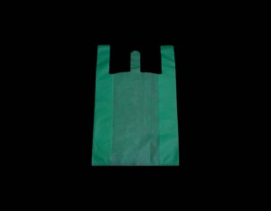 Bolsa de tela no tejida verde - Product Image 4