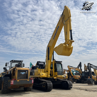 Excavatrice sur chenilles Komatsu PC400, 40 tonnes, grande pelle hydraulique lourde, moteur SAA6D125E5, d'occasion, japonaise, pour l'exploitation minière et les carrières