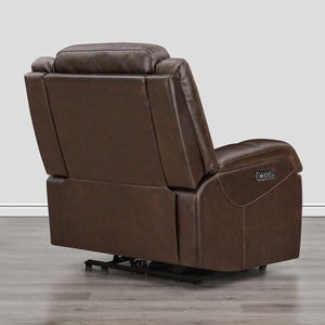 Fauteuil inclinable <span class=keywords><strong>mural</strong></span> électrique moderne DOSER à un siège, à double moteur, avec USB, en cuir synthétique, cadre en bois pour salon - Product Image 3