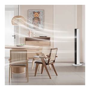 Ventilador de Pedestal PURY TOWER 30W Blanco y Negro Modelo 398200042 - Product Image 3