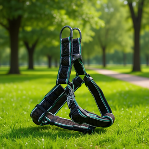 Harnais pour animaux de compagnie de style sandwich avec bordure renforcée - Product Image 3
