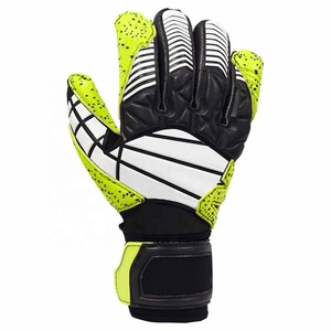 Guantes de fútbol profesionales de último diseño para porteros, venta al por mayor, material de látex de cuero de temporada de invierno con protección para los dedos - Product Image 2