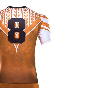 Diseña tu ropa de equipo personalizada, uniforme de rugby de impresión personalizada, hecho en fábrica, precio al por mayor, uniforme de rugby de secado rápido - Product Image 5