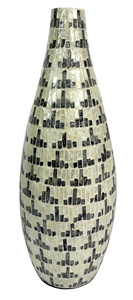 Elegant <b>Art</b> <b>Deco</b> Mother of Pearl <b>Vase</b> Timeless Home Decor - Product Image 2