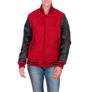 2025 chaquetas universitarias lisas de manga larga para mujer en blanco a la venta ropa de mujer recién llegados chaquetas universitarias para mujer de alta calidad - Product Image 1