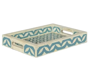 Plateau de service en incrustation d'os fait à la main dernière conception cuisine restauration bonne qualité taille personnalisée de l'inde - Product Image 1