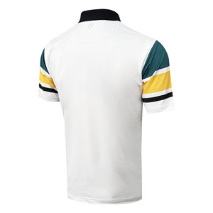 Camiseta de golf de secado rápido personalizada para hombre Polo de LICRA de poliéster con logotipo bordado de patrón de impresión de manga corta - Product Image 3