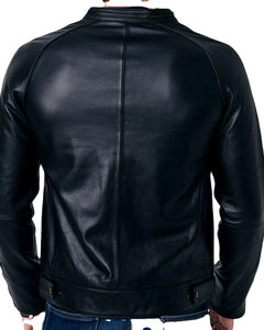 Veste en cuir de mouton véritable unisexe poids léger support haut logo personnalisé OEM fabricant professionnel original personnalisé nouveau - Product Image 3