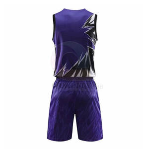 Maillot de basket-ball XS unisexe, vêtements de sport respirants avec logo personnalisé imprimé, ensembles OEM de vente en gros à bas prix directe d'usine - Product Image 2
