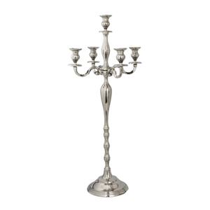 Chandelier en métal à 5 bras de style moderne, doré, pour la décoration de table de mariage, de fête ou de salle à manger, best-seller - Product Image 3