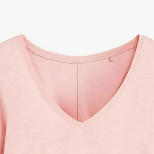 Camiseta de Algodón con Logotipo Serigrafiado, Diseño Liso, Manga Corta, Transpirable, Tejido Jersey, Ecológica para Verano - Product Image 5