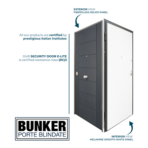 E-LITE: Puerta de Seguridad de Estilo Moderno con Panel de Fibra de Vidrio HELIOS - Product Image 2
