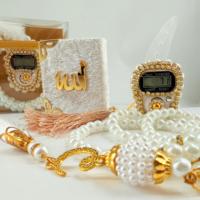 Set Hadiah Mini Quran Zikrmatic Tasbeeh, Set Penghitung Tasbeeh Digital untuk Muslim, Hadiah Pernikahan Islami & Idul Fitri Terlaris 2025