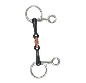 New Arrival Full Cheek Stainless Steel Snaffle <b>Horse</b> Bit Copper Roller Mouthpiece CE Certified Lifetime Warranty Factory Price - Product Image 4
