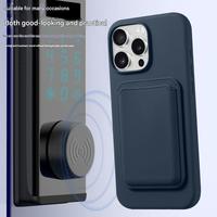 2025 nouveau étui en silicone liquide souple de couleur bonbon pour iPhone 17 Pro Max/17Pro/17 Air caméra protecteur porte-carte de crédit