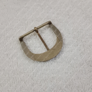 Hebilla de cinturón con acabado de latón unisex, hebilla de barra de extremo de latón con diseño de línea curva y hebilla de cinturón de accesorios - Product Image 5