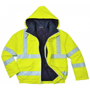 Uniforme de Seguridad Unisex, Ropa de Trabajo para Exteriores, Chaqueta de Trabajo de Poliéster Transpirable, Resistente a las Llamas, Antiestática y de Alta Visibilidad, Personalizable, OEM - Product Image 1