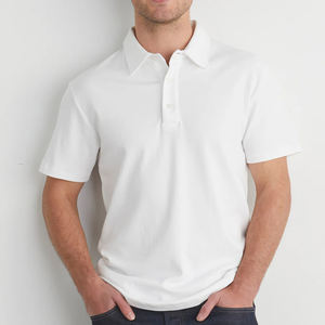 Cómodo 100% algodón para hombre para camiseta Polo Tejido de punto suave y transpirable Diseño moderno y elegante para ropa informal diaria - Product Image 4