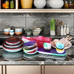 Tazón de Resina para Mezclar de Diseño Moderno, Acabado de Alta Calidad, para Bodas, Restaurantes, Hoteles, Tazón de Resina para Servir Alimentos y Frutas - Product Image 4