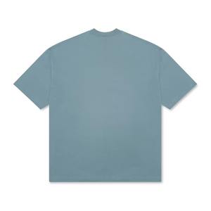 เสื้อยืดคอกลมผ้าฝ้ายเนื้อแข็งสำหรับผู้ชายทรง100% ดีไซน์โลโก้ตามสั่ง - Product Image 5