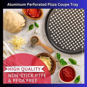 ถาดอบพิซซ่าอลูมิเนียมตาข่ายสแตนเลสแบบใช้แล้วทิ้งตาข่ายทำจากสเตนเลสตาข่ายทำบาร์บีคิวออกแบบโลโก้ได้ตามต้องการ - Product Image 5