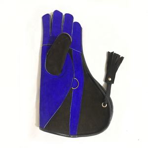 Guante de Cetrería de Cuero con Puño Largo para el Manejo de Rapaces, Guantes de Protección Resistentes para Aves Depredadoras - Product Image 1