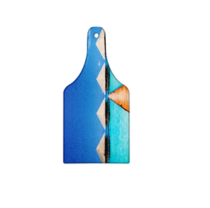 Tabla de cortar de madera natural y esmalte impreso con forma cuadrada tabla pulida para usos de cocina y restaurante - Product Image 3