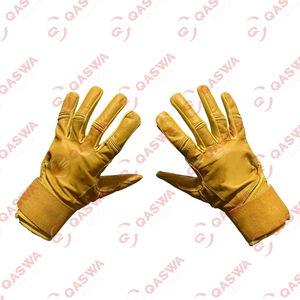 Gants de frappe de baseball réglables en cuir véritable de couleur rose et blanche les plus demandés - Product Image 5
