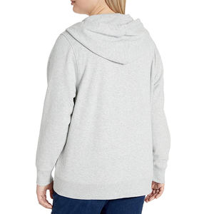Sweat à capuche zippé pour femme, 100% coton molletonné, avec logo frontal, séchage rapide, respirant, couleur personnalisable, pour l'extérieur, collection hiver - Product Image 4