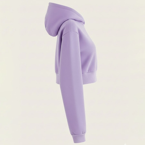 Sudaderas con Capucha Casuales Completas para Mujer, Color Morado, con Logotipo Personalizado al por Mayor, Diseño Vintage, Ropa de Diseñador, Sudaderas con Capucha de Calle - Product Image 3
