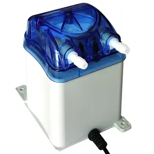 500ml/mim, dosing pump, 12V Peristaltic Pump with Exchangeable Pump Head in blue, enclosure, and PharMed Peristaltic Tube