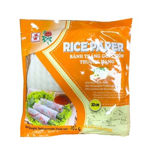 Rollos de papel de arroz vietnamitas de alta calidad, la mejor venta de papel de arroz exportado para rollos, bolsa de papel de arroz Gia Bao redonda gruesa, 400g - Product Image 1