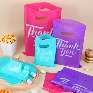 Vente en gros de sacs à provisions en plastique thermoscellés recyclables à gousset latéral HDPE/LDPE logo imprimé personnalisé pour la marchandise - Product Image 6