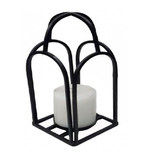 Portavelas de Metal de lujo moderno, para el hogar Decoración elegante, diseño de relámpago estilista para bodas navideñas, especial para todos los días - Product Image 1