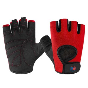 Gants de musculation demi-doigts ELIXE SPORTS - Légers, respirants, antidérapants, avec support de poignet, unisexe, réglables avec boucle auto-agrippante - Product Image 2