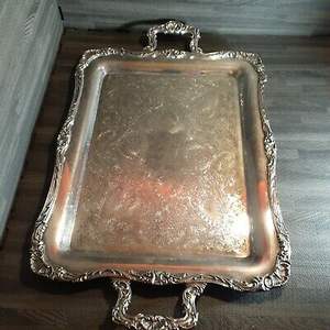 Bandeja de servicio de metal de acero rústico con estilo de granja simple y tamaño versátil, ideal para entretenimiento informal o exhibición - Product Image 4