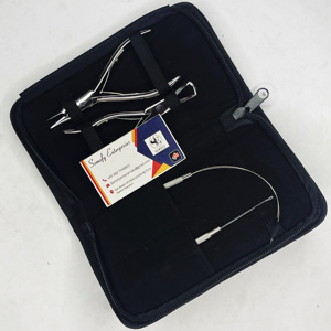 High Quality Custom Color Hair Extensions Tools <b>Kit</b> Full <b>Polished</b> Private Label Hairs Extension <b>Kits</b> with Durable Case - Product Image 1