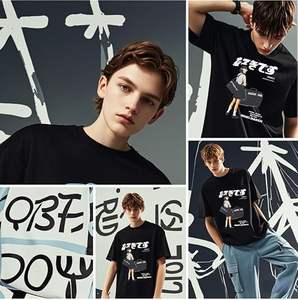 Camisetas Personalizadas con Serigrafía, Camisetas Extra Grandes y Gruesas, Camisetas Cortas para Hombre, Camisetas Gráficas de Algodón para Hombre - Product Image 6