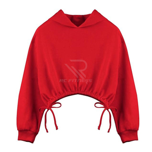 Hoodie court personnalisé pour femme – Sweat à capuche décontracté et oversize pour femme - Product Image 5