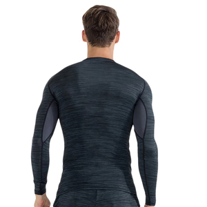 Rashguard con logotipo personalizado al por mayor para gimnasio Fitness y correr Rush Guard ropa de surf - Product Image 5