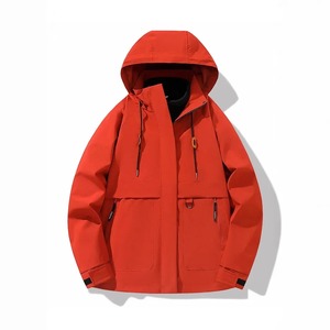 Veste coupe-vent logo personnalisé pour l'extérieur vêtements de sport imperméables légers course à pied randonnée veste de mode - Product Image 5