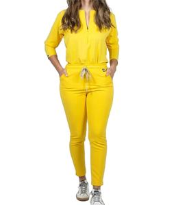 Uniformes de Hospital, Uniformes Médicos, Traje de Enfermera de Manga Larga, Conjunto Elástico de Color Personalizado para Mujer, HECHO POR HI 2026 - Product Image 4