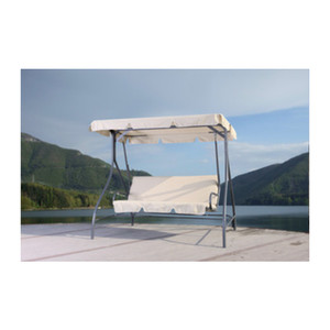 Dondolo in Acciaio "Romantic" a 3 Posti 185x120x160h cm - Product Image 1