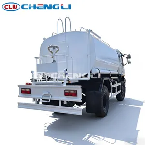 Camión Cisterna de Agua de 8000l al Mejor Precio, 4x4, 14 Toneladas, Acero Inoxidable 316/304, Camión Cisterna Móvil para Transporte de Agua - Product Image 2