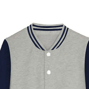 Diseño de logotipo personalizado de los hombres Stand Collar 100% algodón Letterman chaqueta de invierno nueva moda OEM de alta calidad - Product Image 5