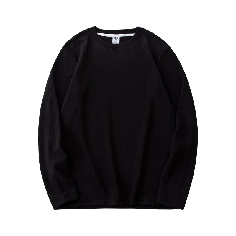 [German velvet][Round neck] Black