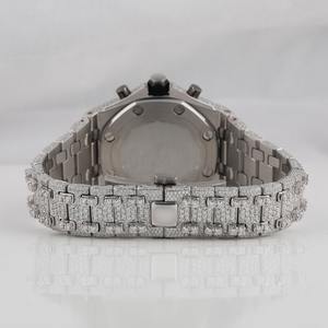 Montre de luxe Moissainte Qualité VVS1 avec mouvement automatique Montre en diamant Montre cloutée en diamant à la mode pour hommes et femmes - Product Image 4