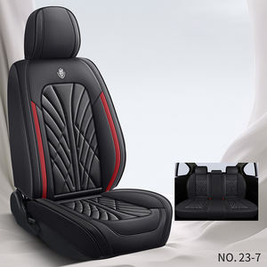 Housse de siège de voiture universelle à couverture intégrale 5 places Ensemble complet d'<span class=keywords><strong>accessoires</strong></span> intérieurs de voiture Housses de siège de voiture en cuir Nappa - Product Image 4